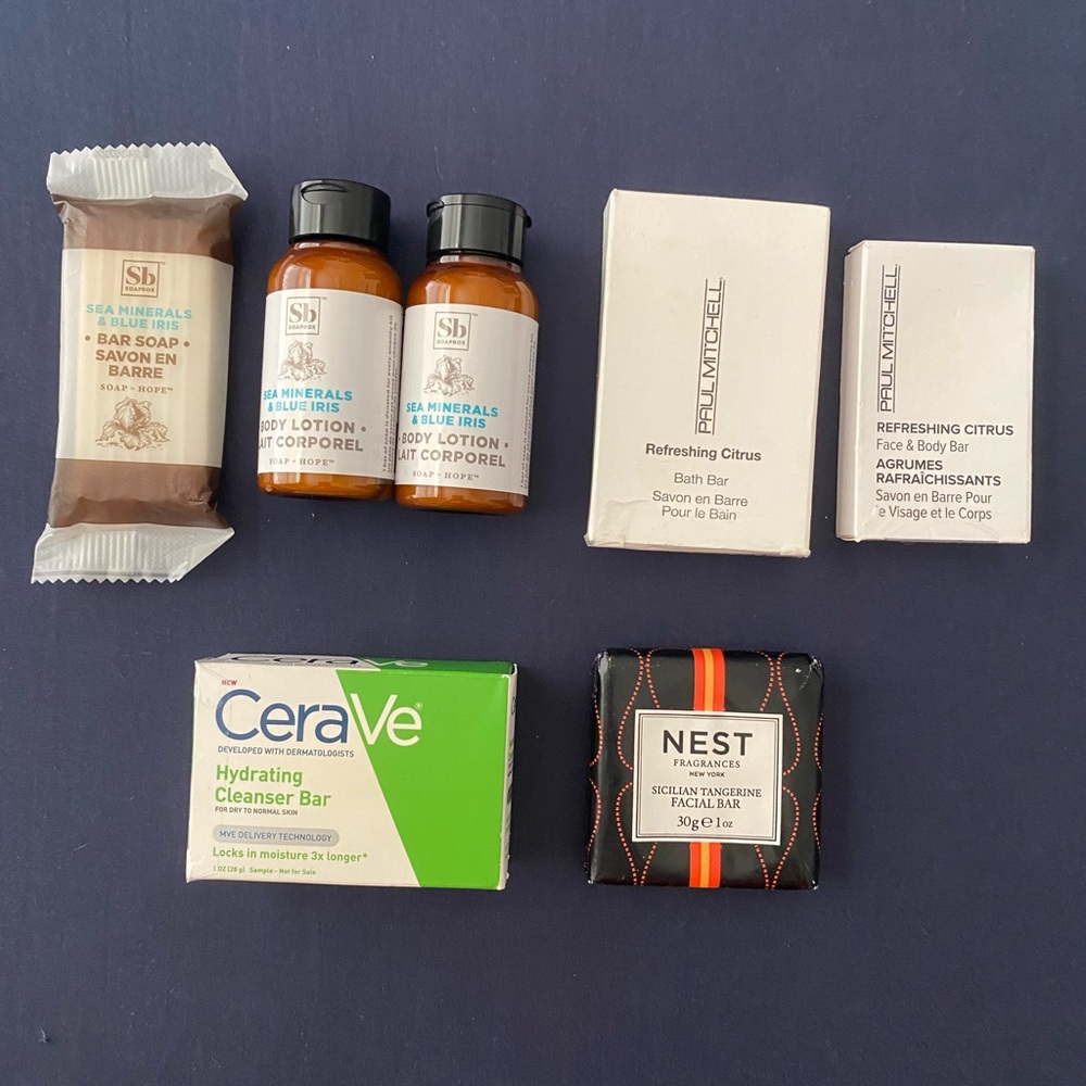 Travel Size Soaps/ Body Lotions Bundle
